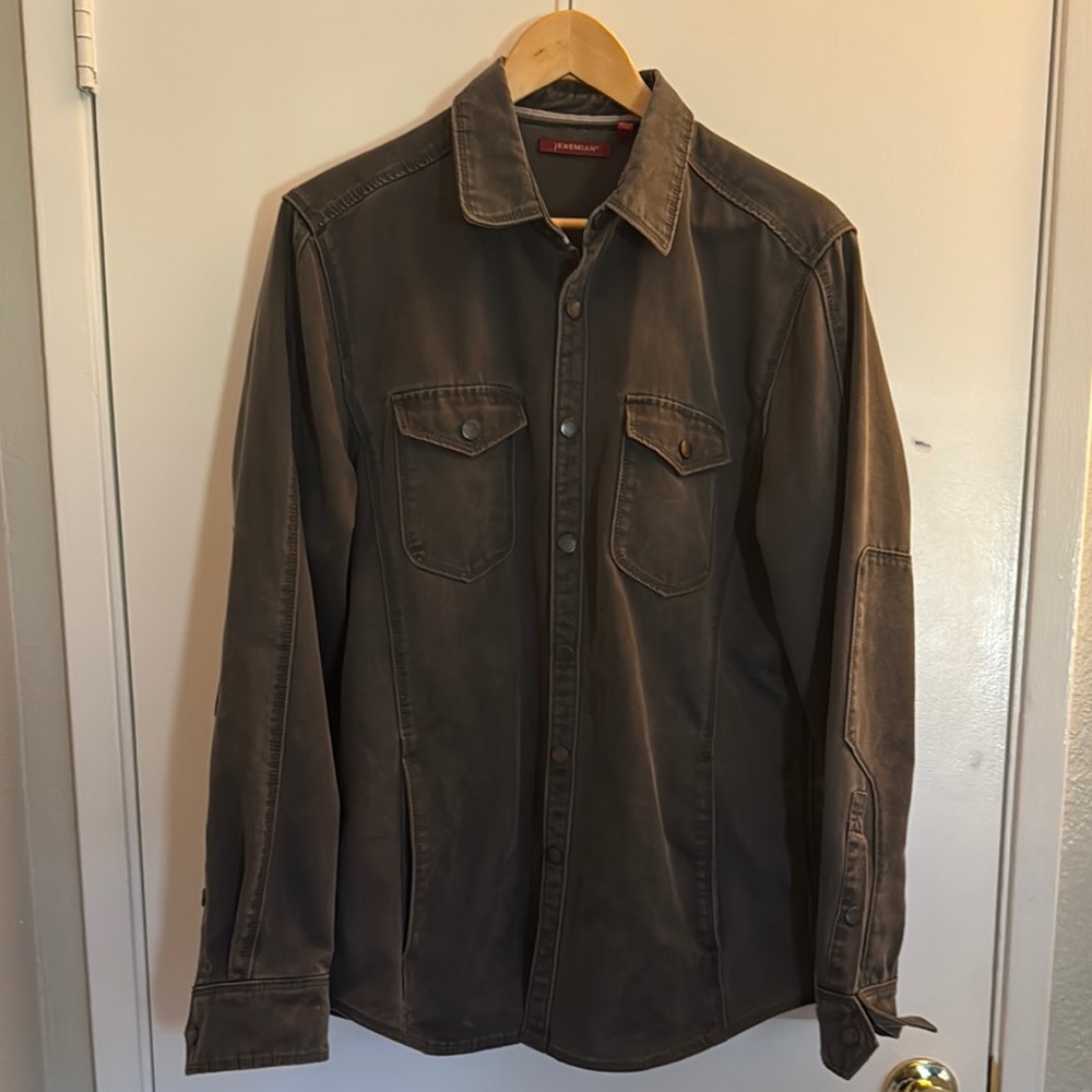 Jeremiah Men's suede ash gray Jacket
